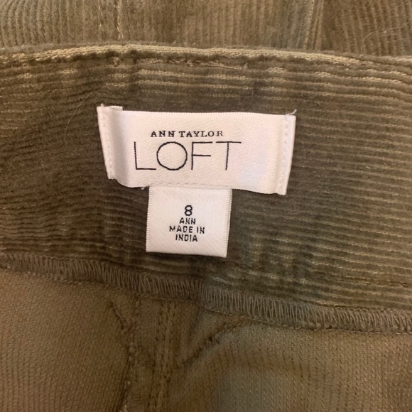 LOFT Corduroy Pants Sz 8 - Picture 4 of 4